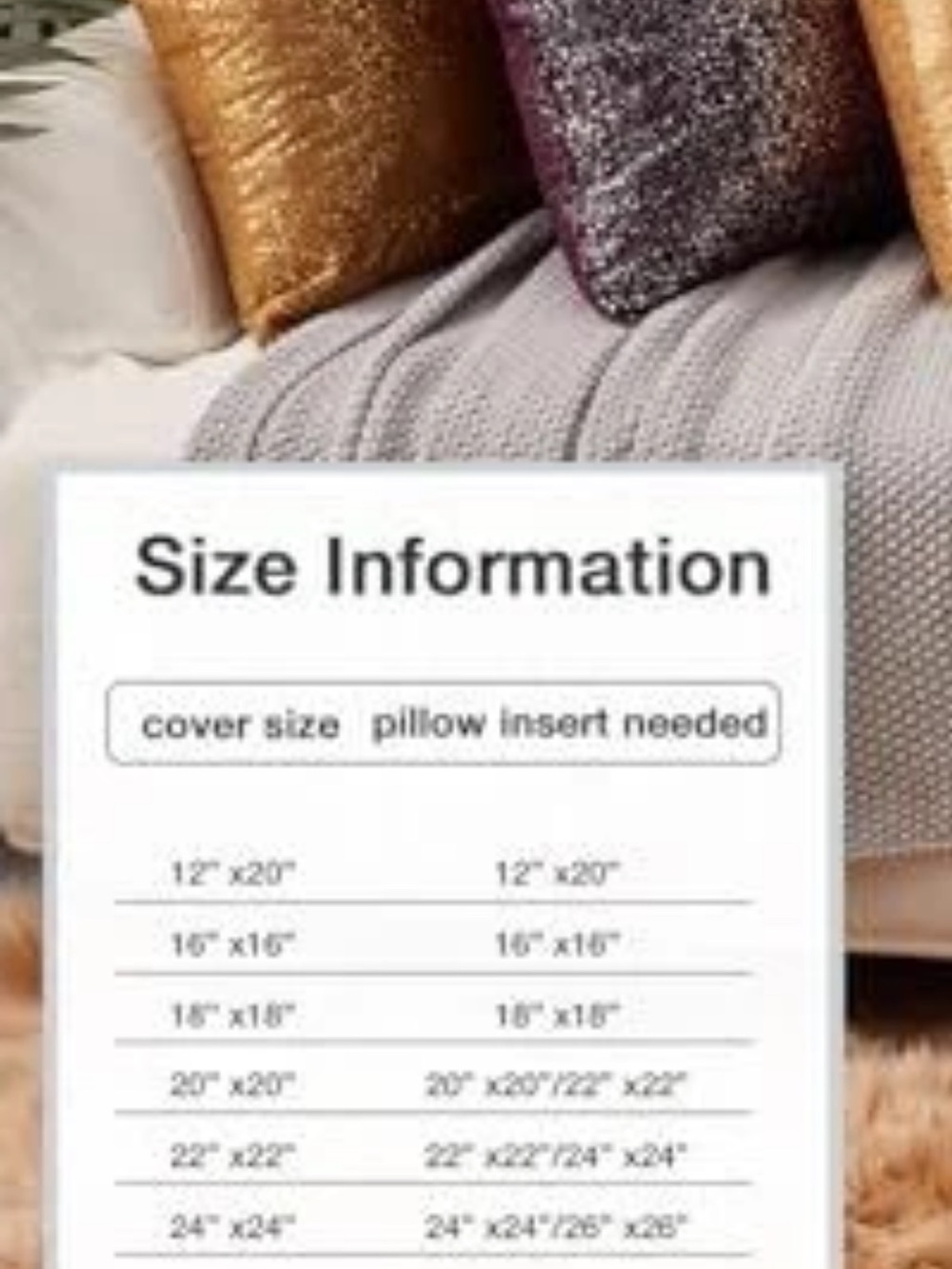 New! Shimmery Gold Sequin Throw Pillows Covers- Set of 2 - Picture 6 of 7